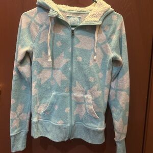 SO Blue and White Cozy Hoodie
